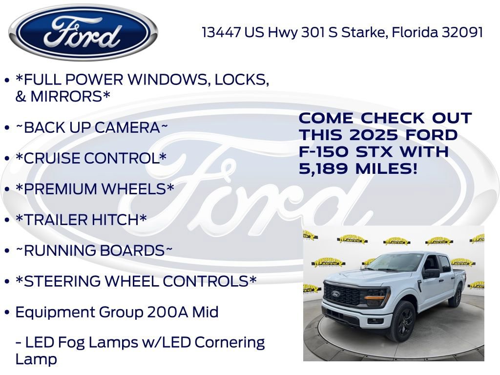 New 2025 Ford F150 STX w/ Equipment Group 200A image 10