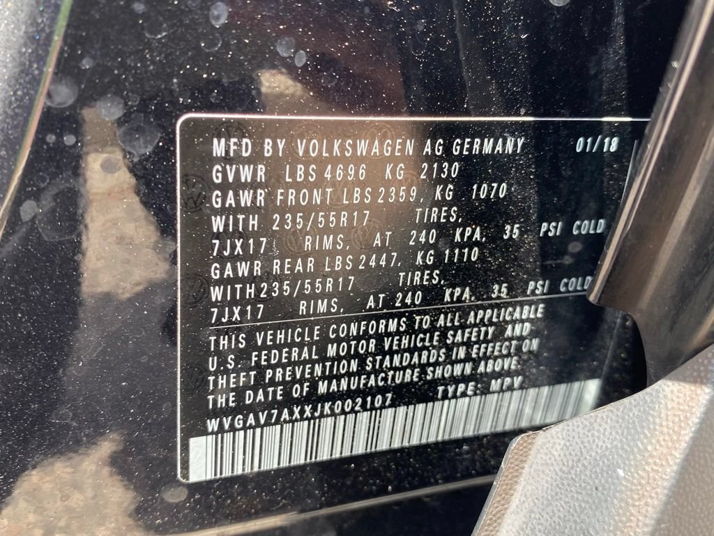 Used 2018 Volkswagen Tiguan Limited w/ Premium Package FWD image 20