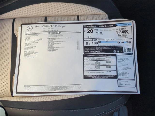New 2026 Mercedes-Benz GLE 53 AMG 4MATIC Coupe image 18