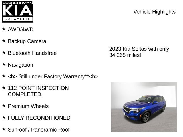 Used 2023 Kia Seltos EX AWD/4WD image 7