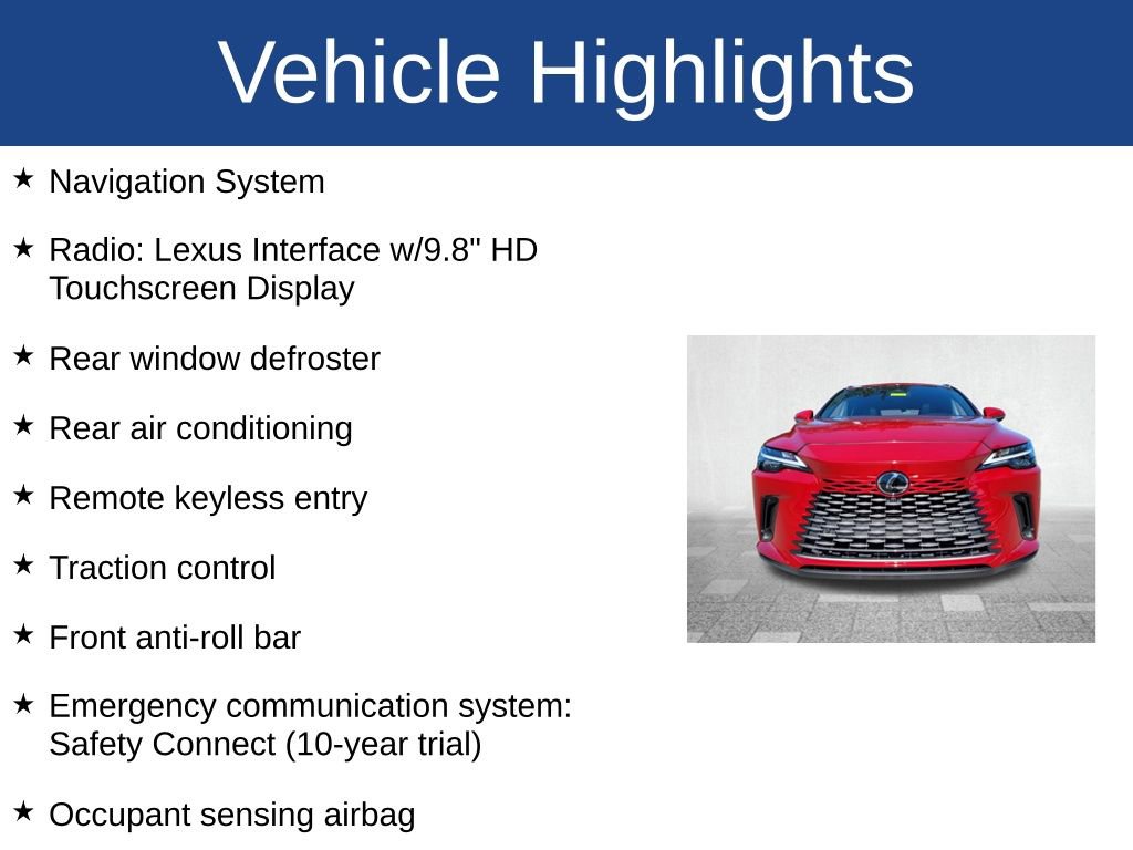 Used 2024 Lexus RX 350 F Sport image 3