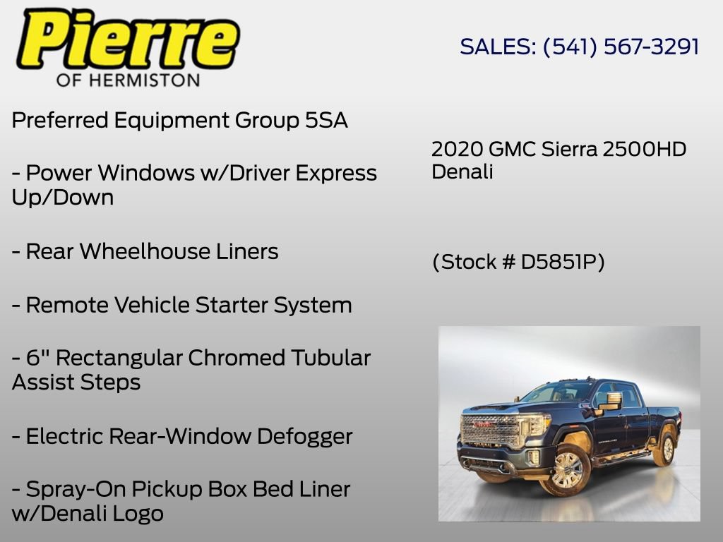 Used 2020 GMC Sierra 2500 Denali w/ Denali Ultimate Package AWD/4WD image 12