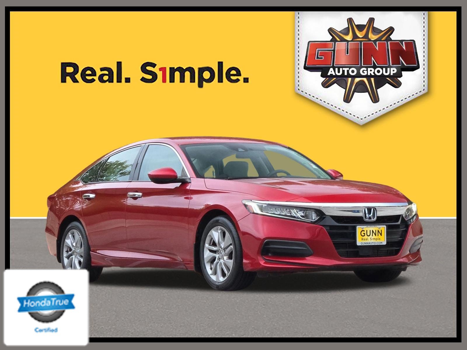 Certified 2019 Honda Accord LX