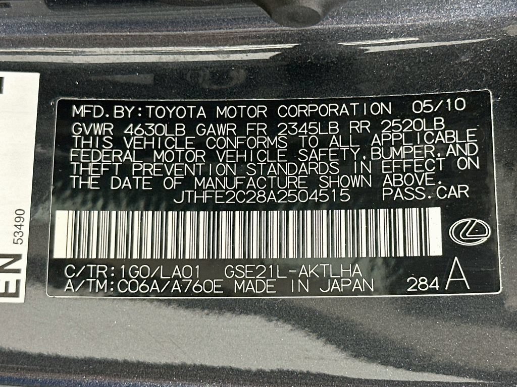 Used 2010 Lexus IS 350C RWD image 35
