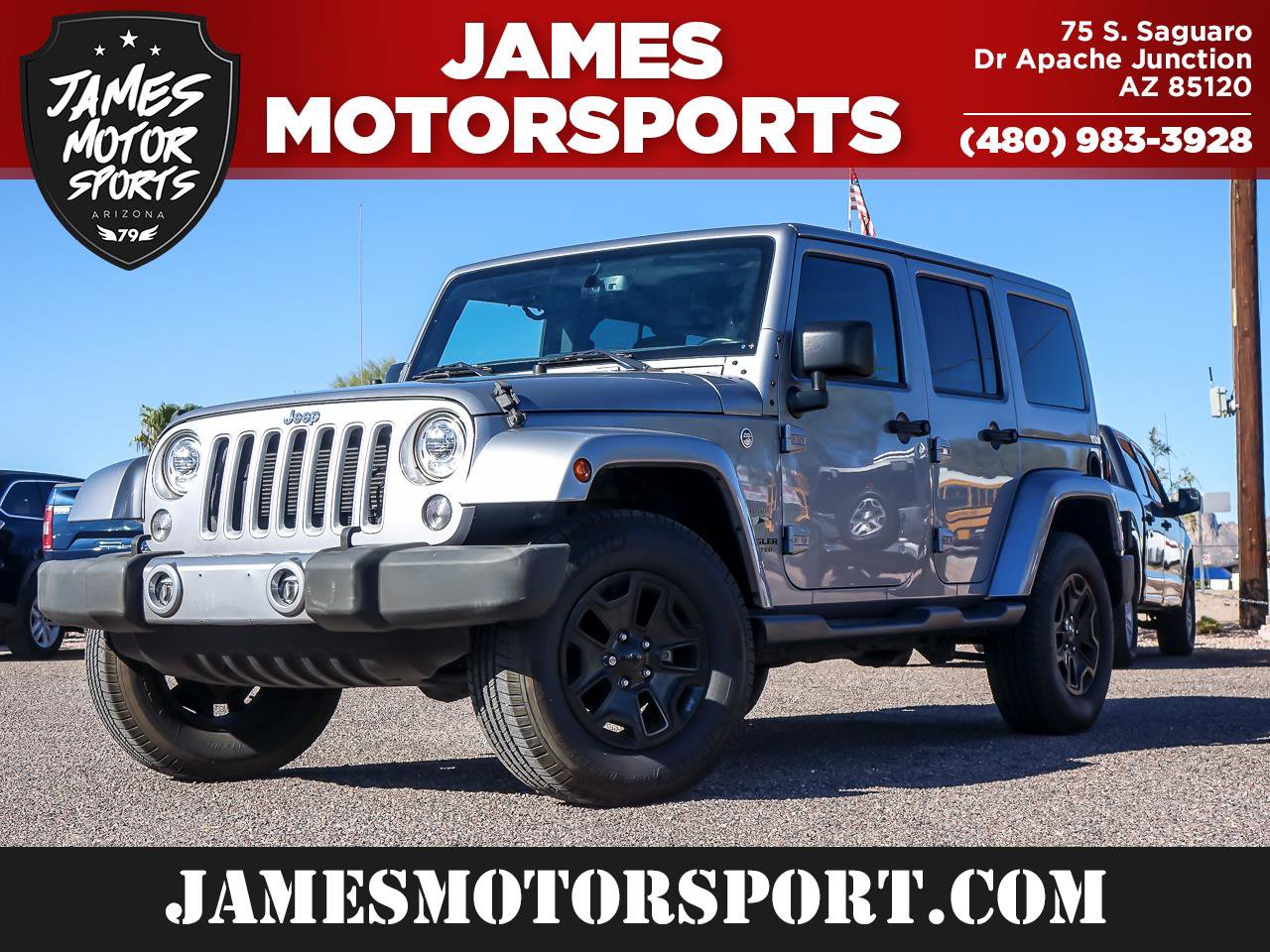 Used 2017 Jeep Wrangler Unlimited Sahara w/ Connectivity Group image 1
