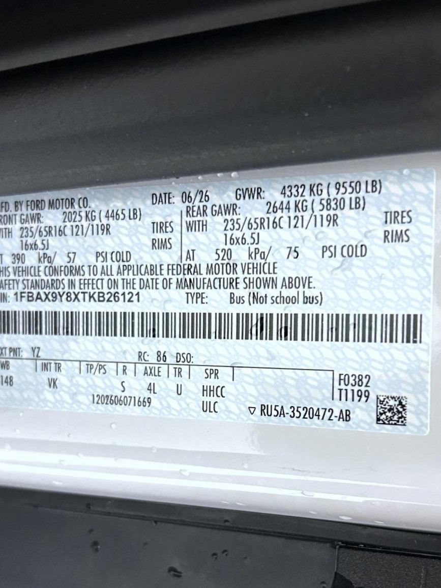 New 2026 Ford Transit 350 XL AWD/4WD image 22