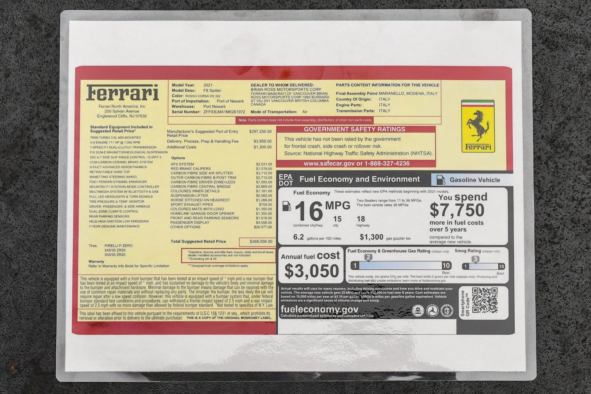 Used 2021 Ferrari F8 Tributo image 63