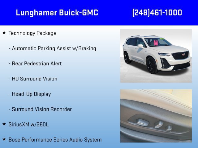 Certified 2024 Cadillac XT6 Sport w/ Technology Package AWD/4WD image 18