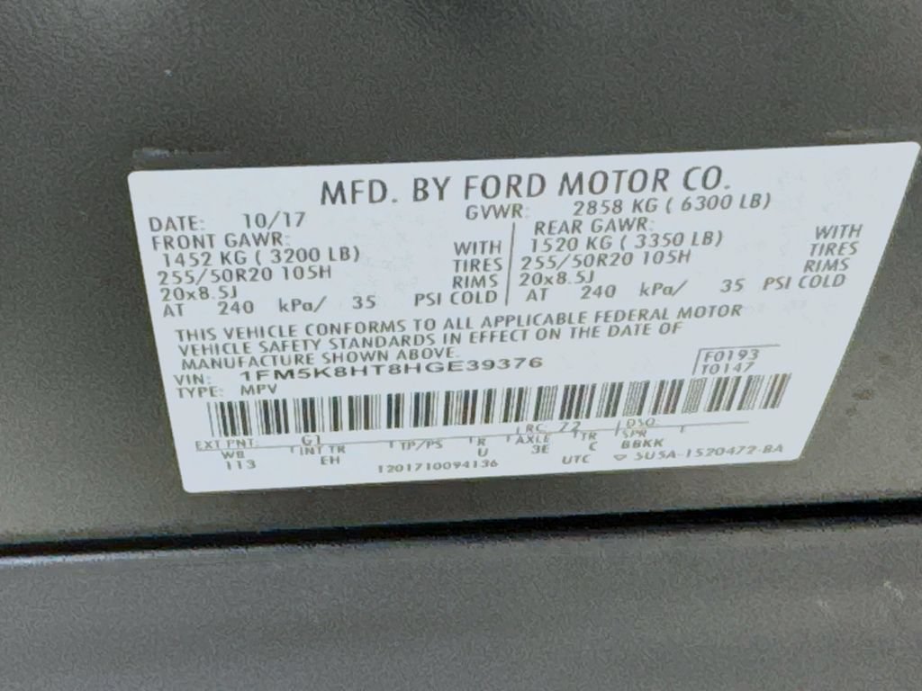 Used 2017 Ford Explorer Platinum AWD/4WD image 44
