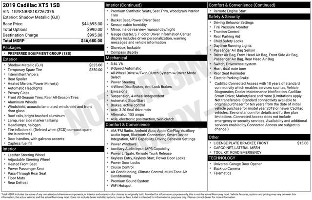 Used 2019 Cadillac XT5 AWD image 45