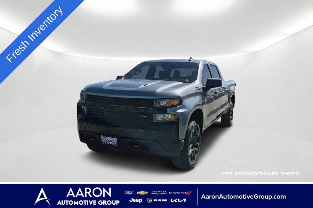 Used 2021 Chevrolet Silverado 1500 Custom Trail Boss w/ LPO, Dark Essentials Package AWD/4WD image 1