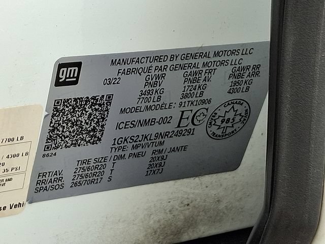 Used 2022 GMC Yukon XL Denali w/ Advanced Technology Package AWD/4WD image 30