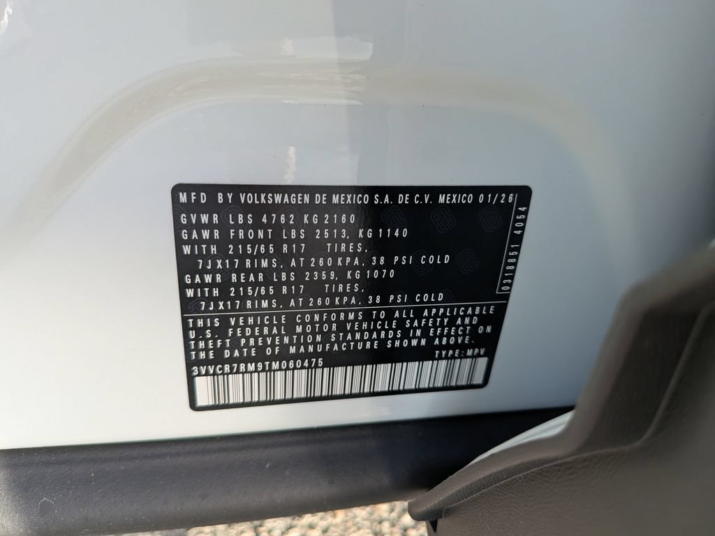 New 2026 Volkswagen Tiguan S FWD image 31