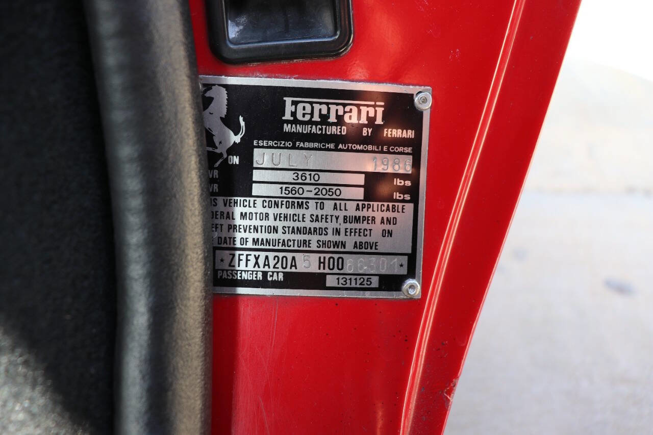 Used 1987 Ferrari 328 GTS image 28