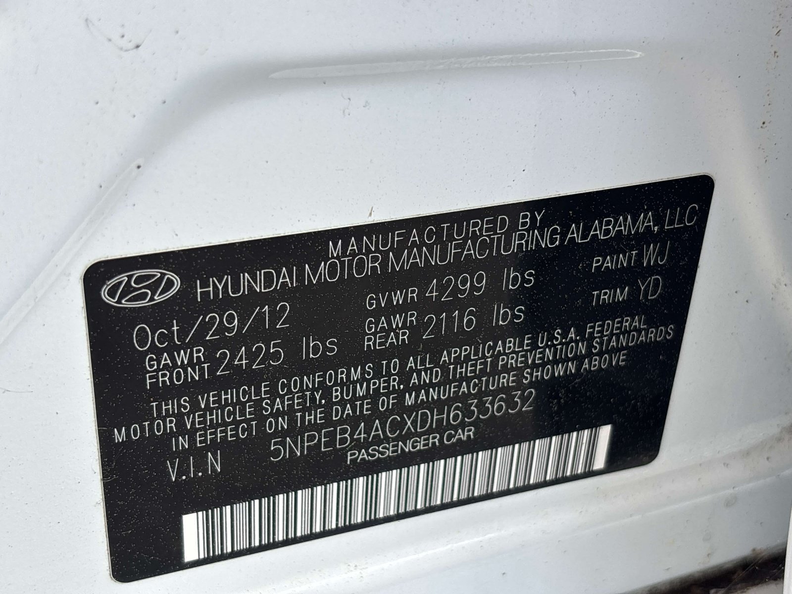 Used 2013 Hyundai Sonata GLS w/ Popular Equipment Pkg FWD image 30