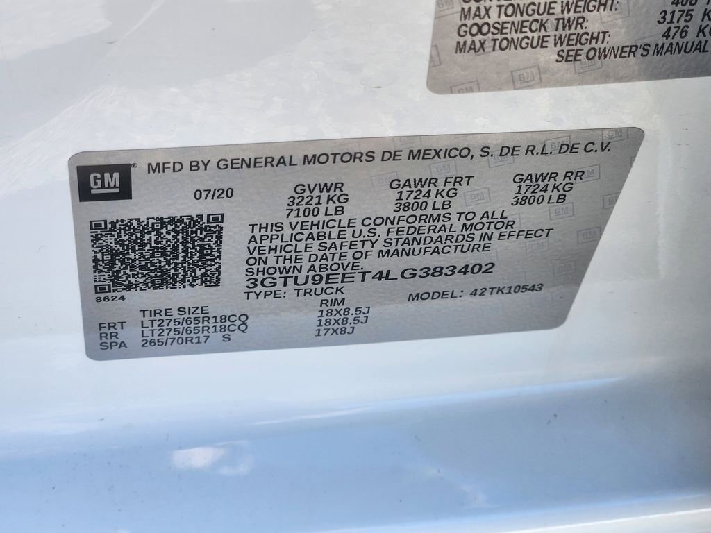 Used 2020 GMC Sierra 1500 AT4 w/ AT4 Premium Package AWD/4WD image 33