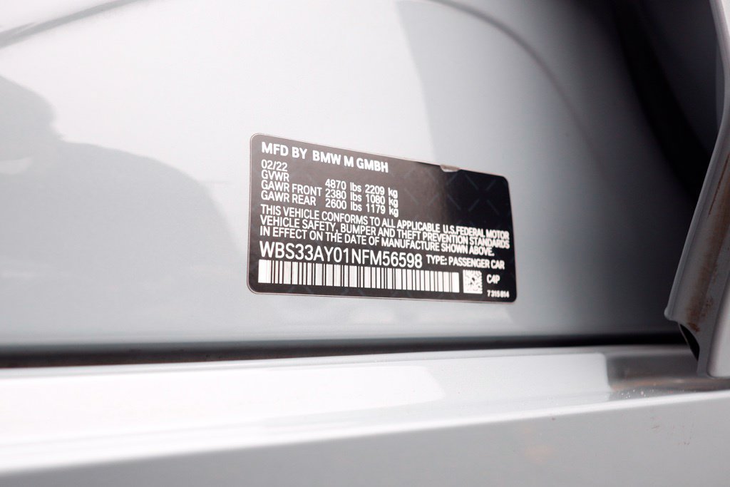 Used 2022 BMW M3 Competition w/ M Carbon Exterior Package RWD image 45