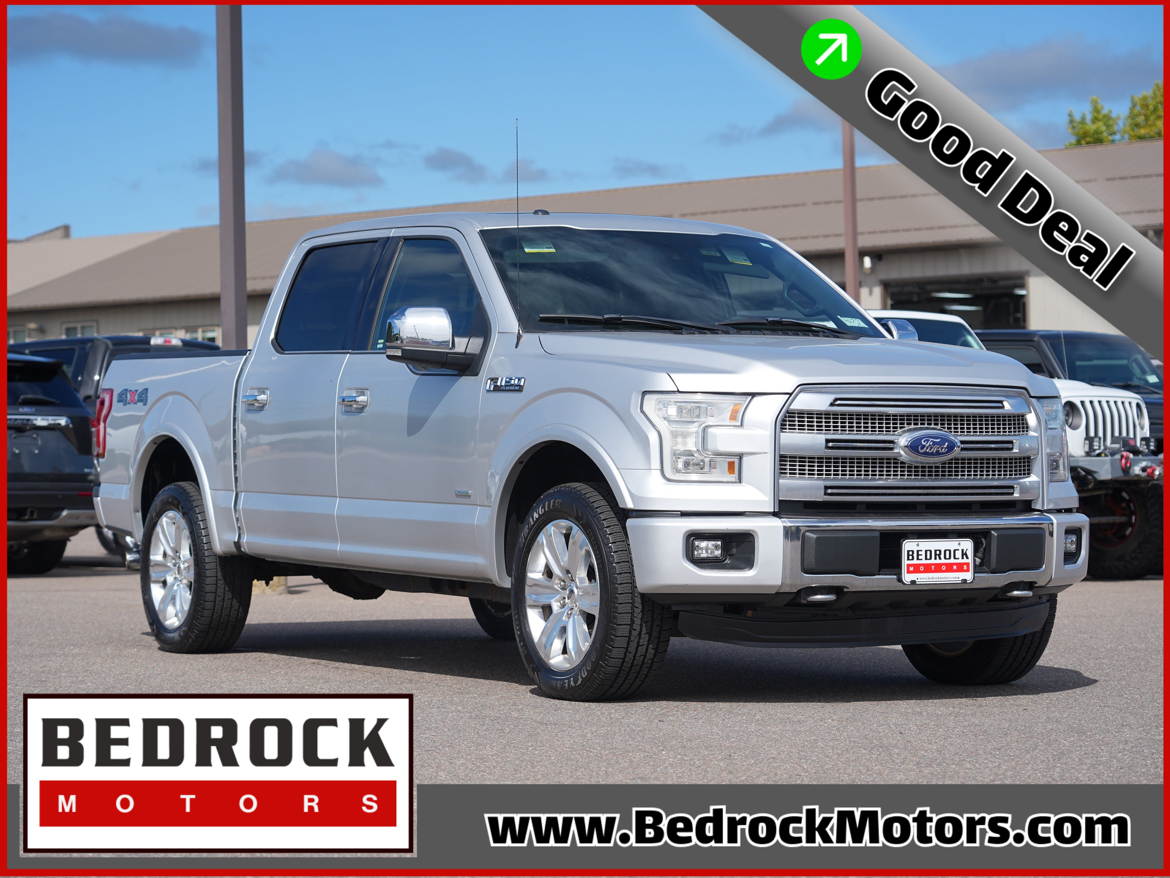 Used 2015 Ford F150 Platinum w/ Max Trailer Tow Package AWD/4WD image 1