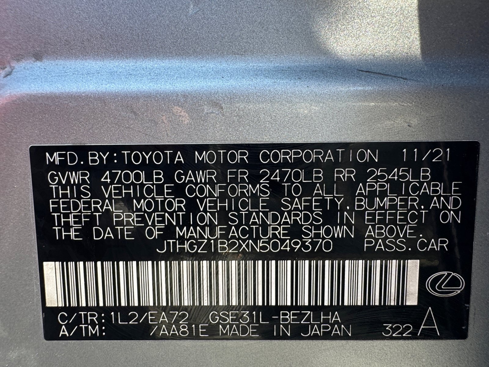 Used 2022 Lexus IS 350 F Sport w/ Navigation Package RWD image 16