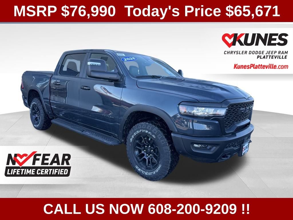 New 2026 RAM 1500 Rebel w/ Rebel Level 2 Equipment Group