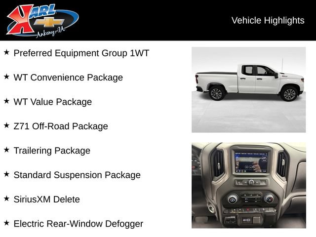 Certified 2025 Chevrolet Silverado 1500 W/T w/ WT Value Package AWD/4WD image 2