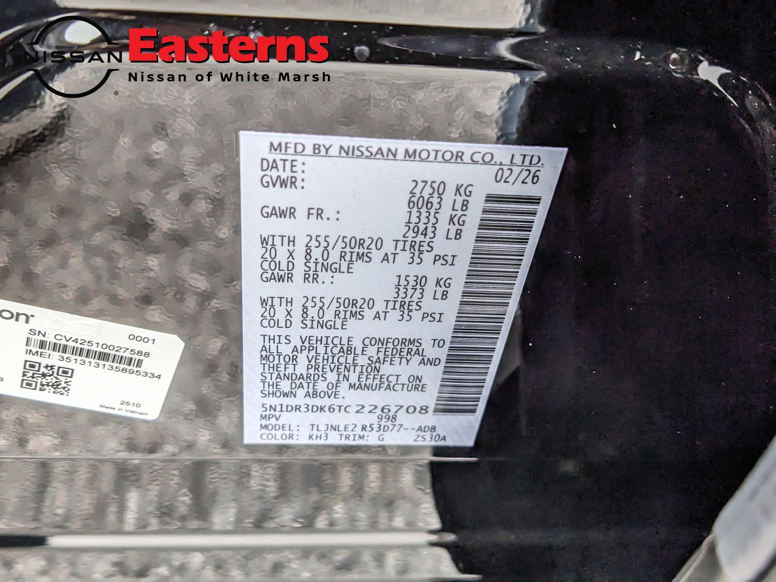 New 2026 Nissan Pathfinder Platinum image 32