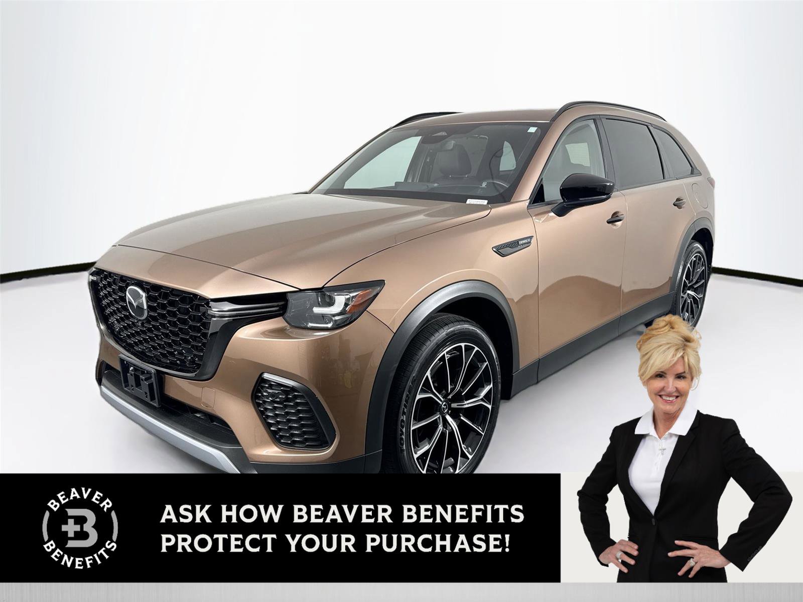 Certified 2025 MAZDA CX-70 Plug-In Hybrid w/ Premium Plus AWD/4WD image 1