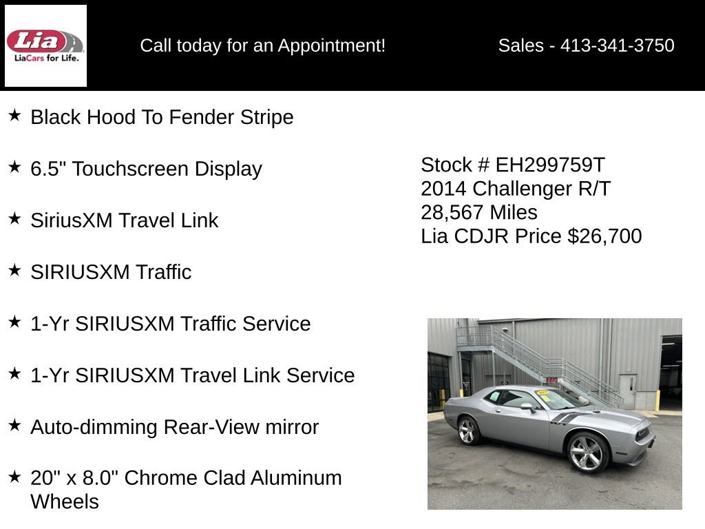 Used 2014 Dodge Challenger R/T w/ Sound Group II RWD image 21