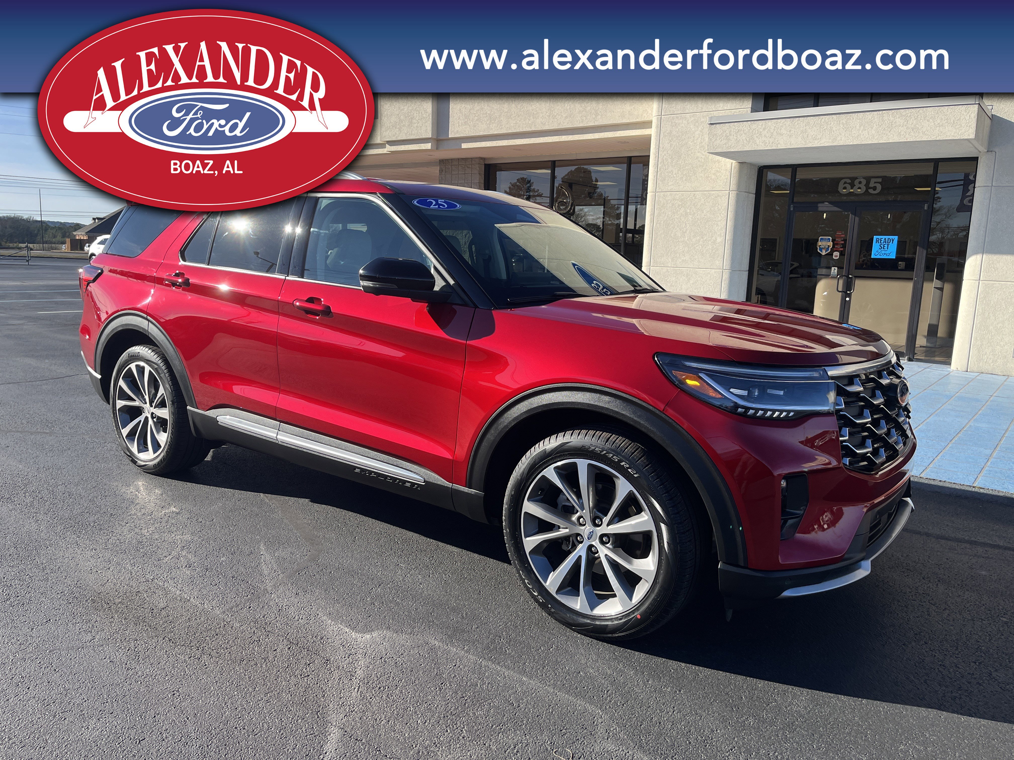 Used 2025 Ford Explorer Platinum w/ Ultimate Package RWD image 3