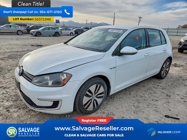 Used 2016 Volkswagen e-Golf SE w/ DC Fast Charging Package FWD image 1