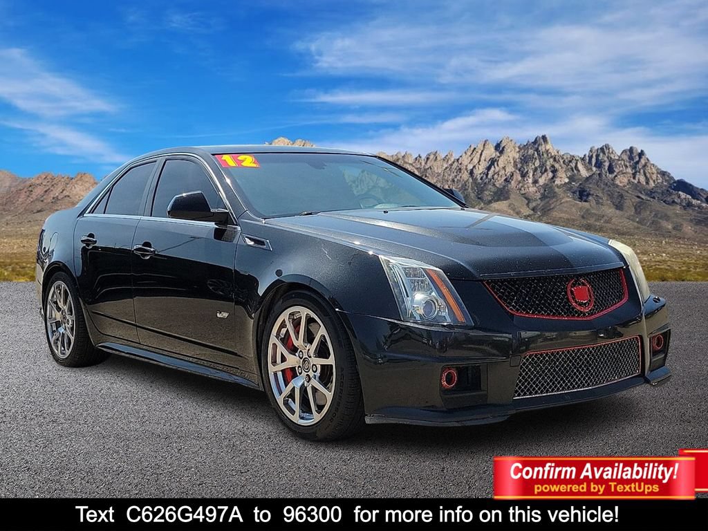 Used 2012 Cadillac CTS V w/ Wood Trim Package RWD image 1