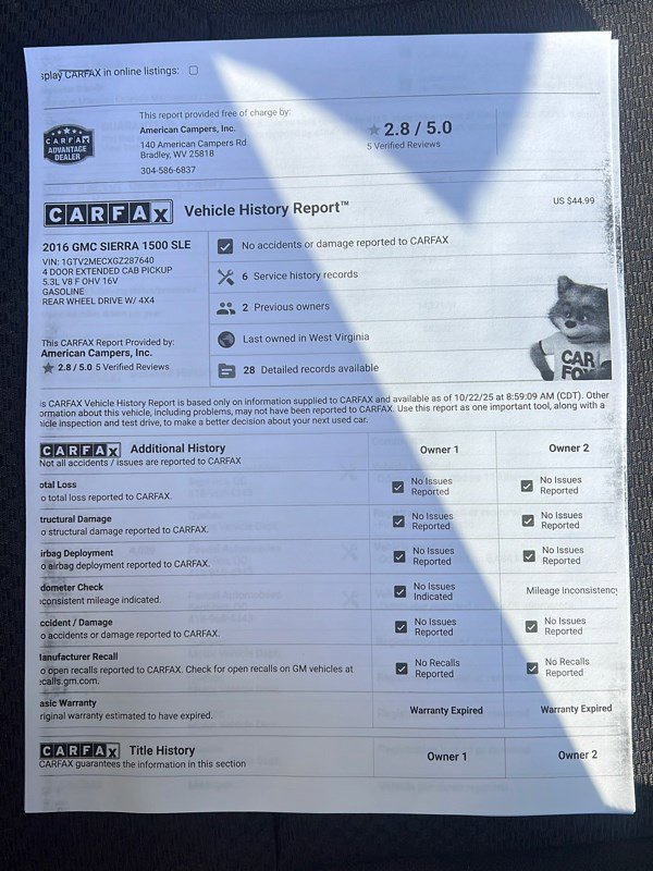 Used 2016 GMC Sierra 1500 SLE image 15