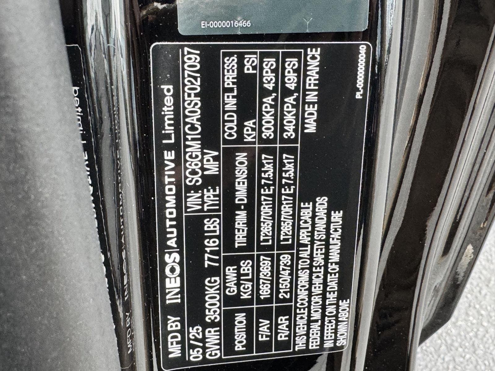 New 2025 INEOS Grenadier Station Wagon AWD/4WD image 52