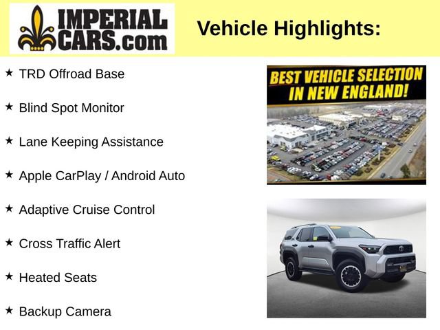 Certified 2025 Toyota 4Runner TRD Off-Road AWD/4WD image 3