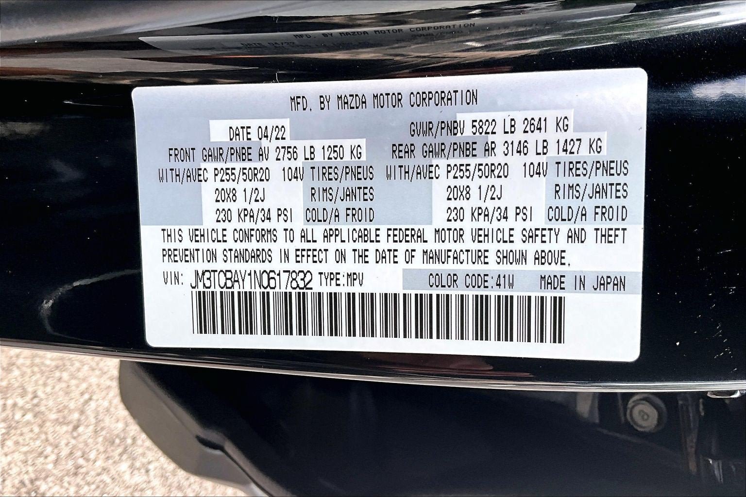 Used 2022 MAZDA CX-9 Touring Plus AWD/4WD image 30