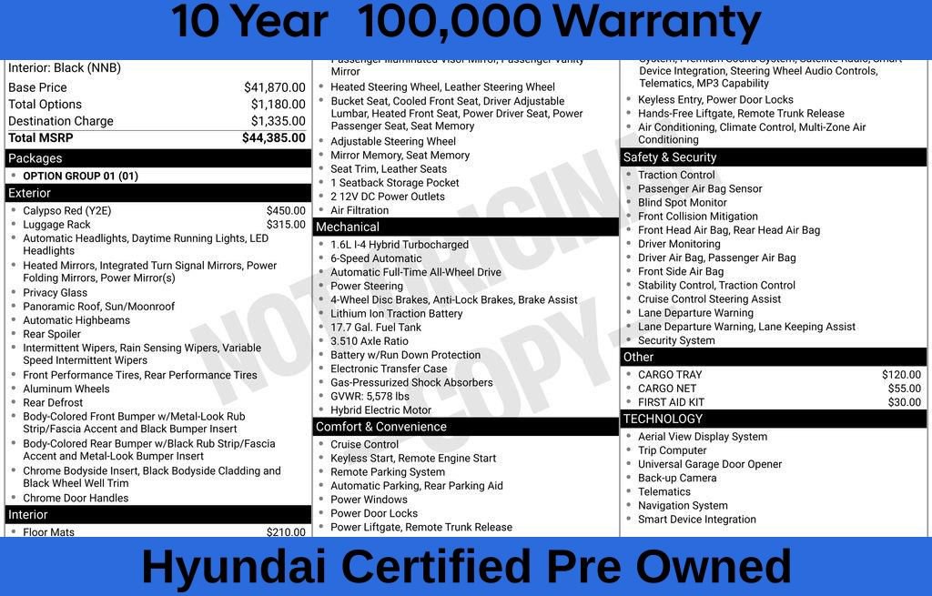 Used 2023 Hyundai Santa Fe Limited AWD/4WD image 9