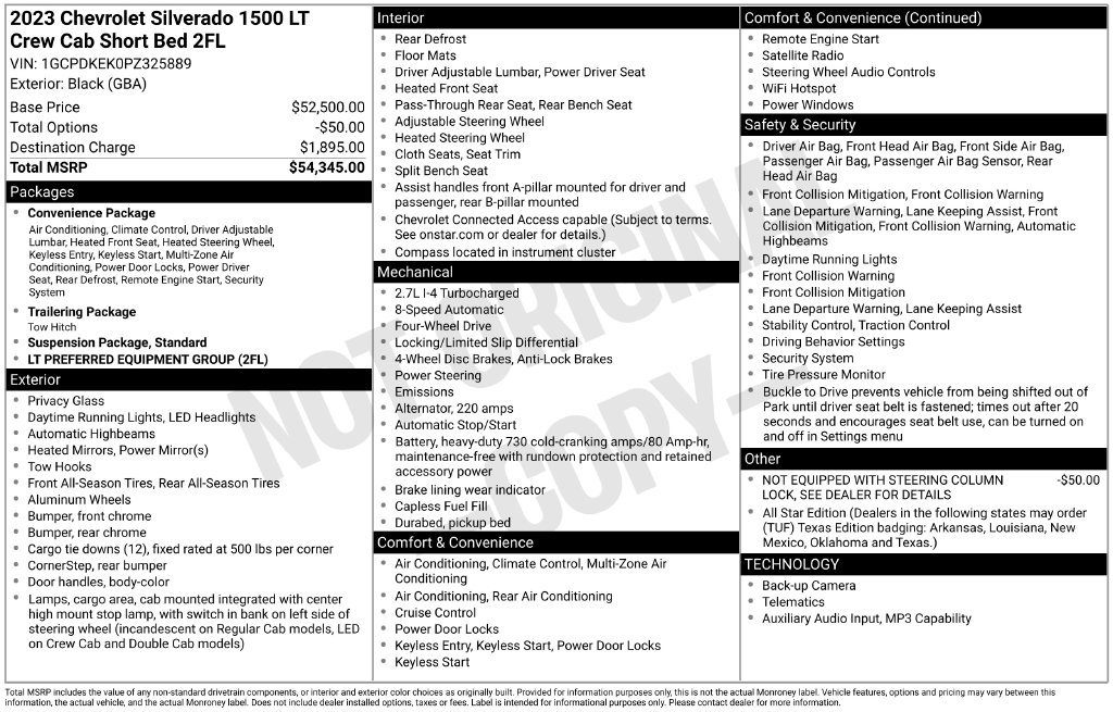 Certified 2023 Chevrolet Silverado 1500 LT AWD/4WD image 10