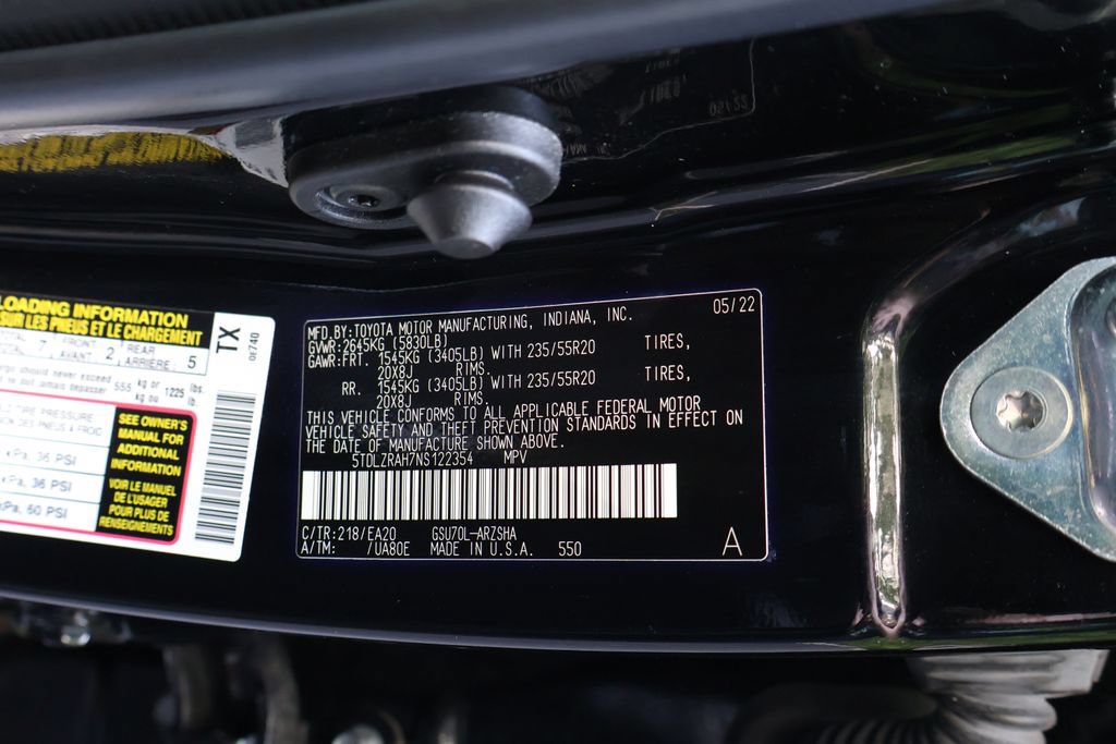 Used 2022 Toyota Highlander XSE FWD image 54