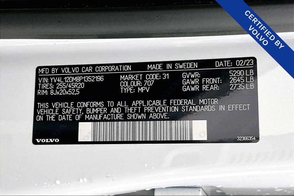 Used 2023 Volvo XC60 B5 Ultimate w/ Protection Package Premier image 43