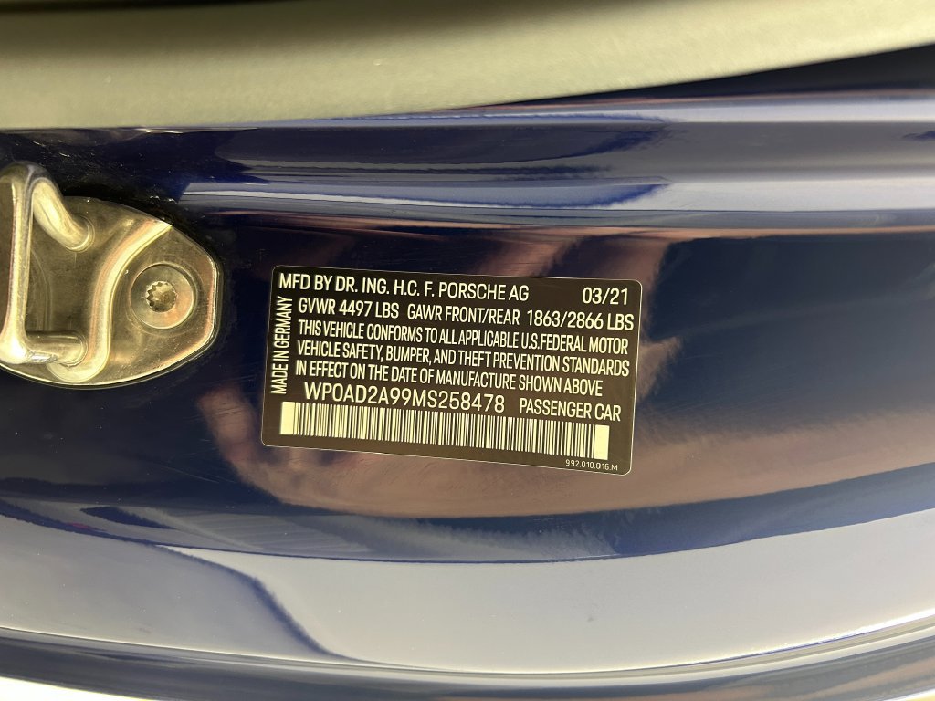 Certified 2021 Porsche 911 GT3 RS AWD/4WD image 31