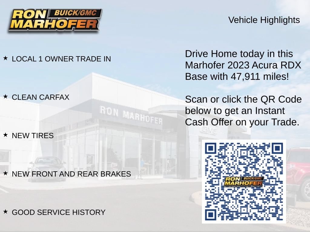 Used 2023 Acura RDX w/ Technology Package AWD/4WD image 13