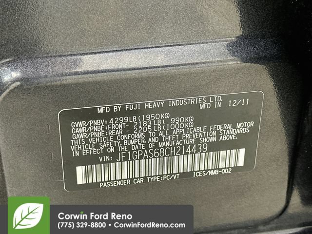 Used 2012 Subaru Impreza 2.0i Sport Limited AWD/4WD image 33