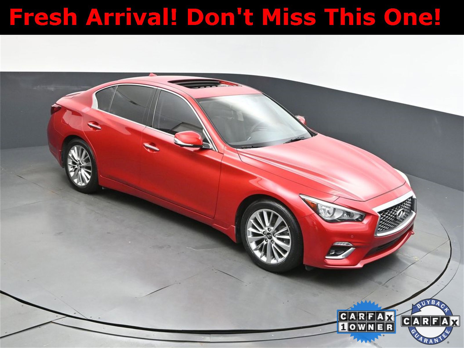 Certified 2021 INFINITI Q50 Luxe