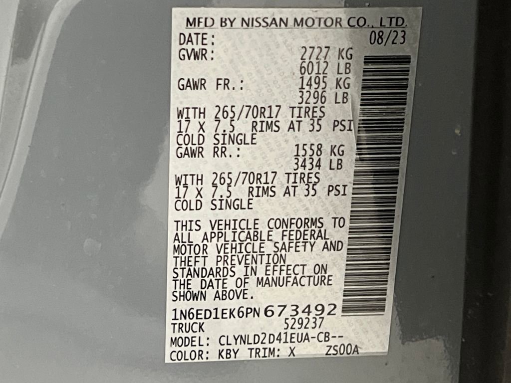 Used 2023 Nissan Frontier PRO-4X w/ Pro Convenience Package image 73