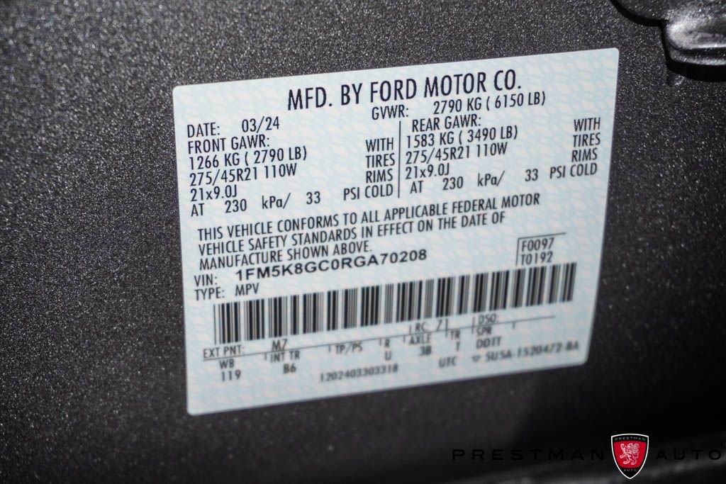 Used 2024 Ford Explorer ST w/ Equipment Group 401A AWD/4WD image 29