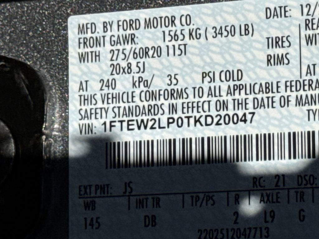 New 2026 Ford F150 STX w/ Equipment Group 200A image 29