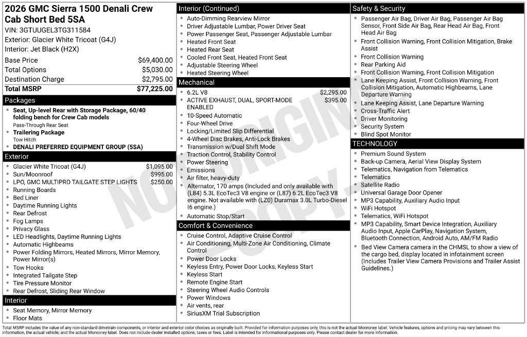 Used 2026 GMC Sierra 1500 Denali AWD/4WD image 25