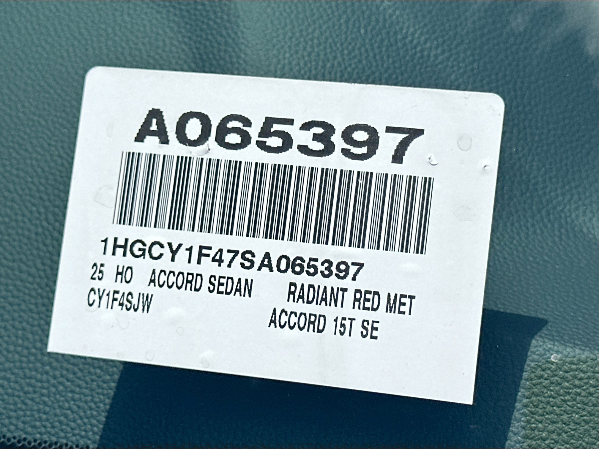 New 2025 Honda Accord SE image 26