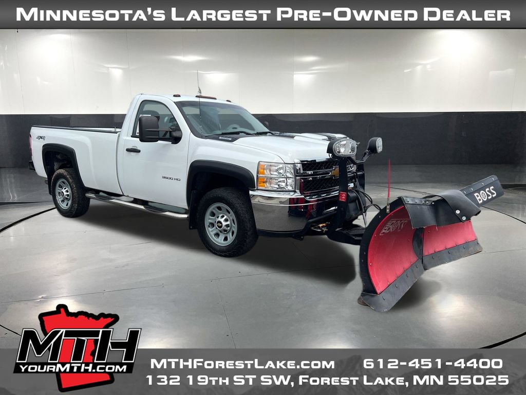 Used 2013 Chevrolet Silverado 3500 W/T w/ Snow Plow Prep Package