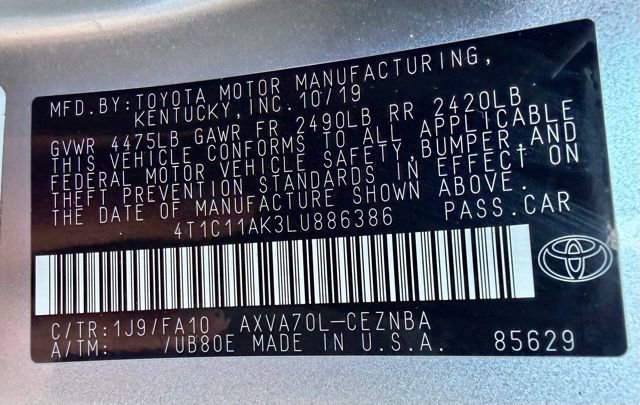 Used 2020 Toyota Camry LE FWD image 39